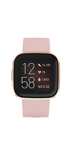 Fitbit Versa 2 (NFC) - Petal/Copper Rose