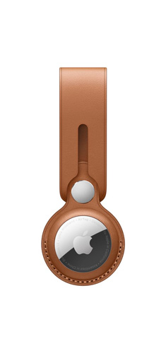 Apple AirTag Leather Loop (Saddle Brown)